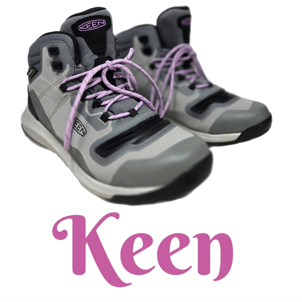 Keen Women's Gray and Black Hiking Boots